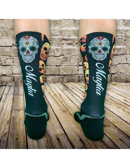 Calcetines Aero Track Skulls