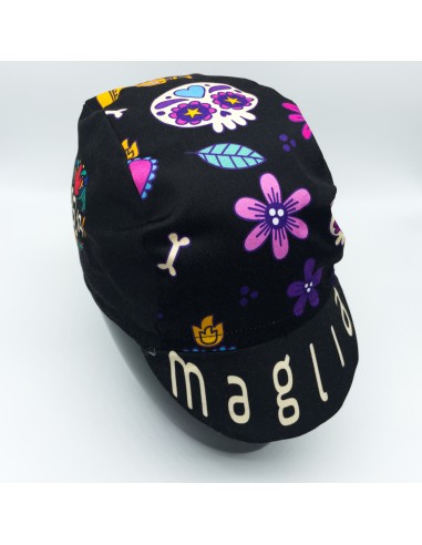 Gorra Ciclismo Flower Skull