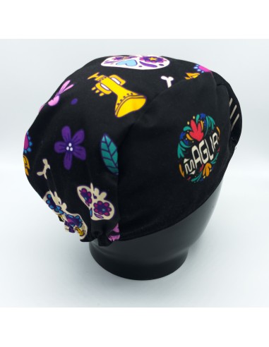 Gorra Ciclismo Flower Skull