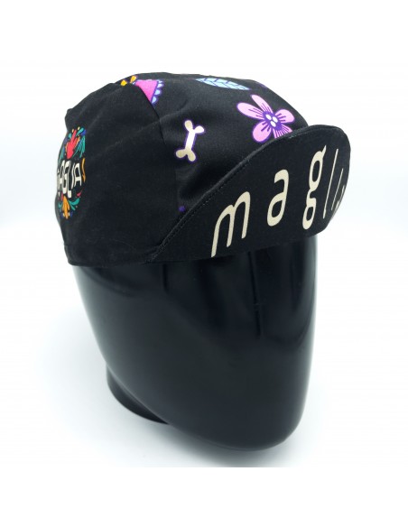 Gorra Ciclismo Flower Skull