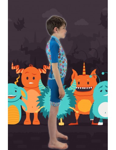 Maillot Corto Infantil Monster