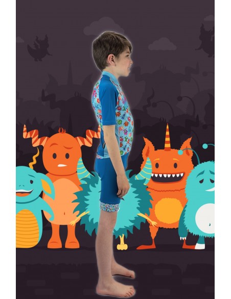 Maillot Corto Infantil Monster