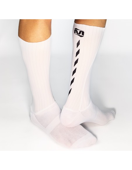 Calcetines Aero Track All White